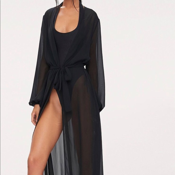 PrettyLittleThing Sweaters - Sheer Kimono